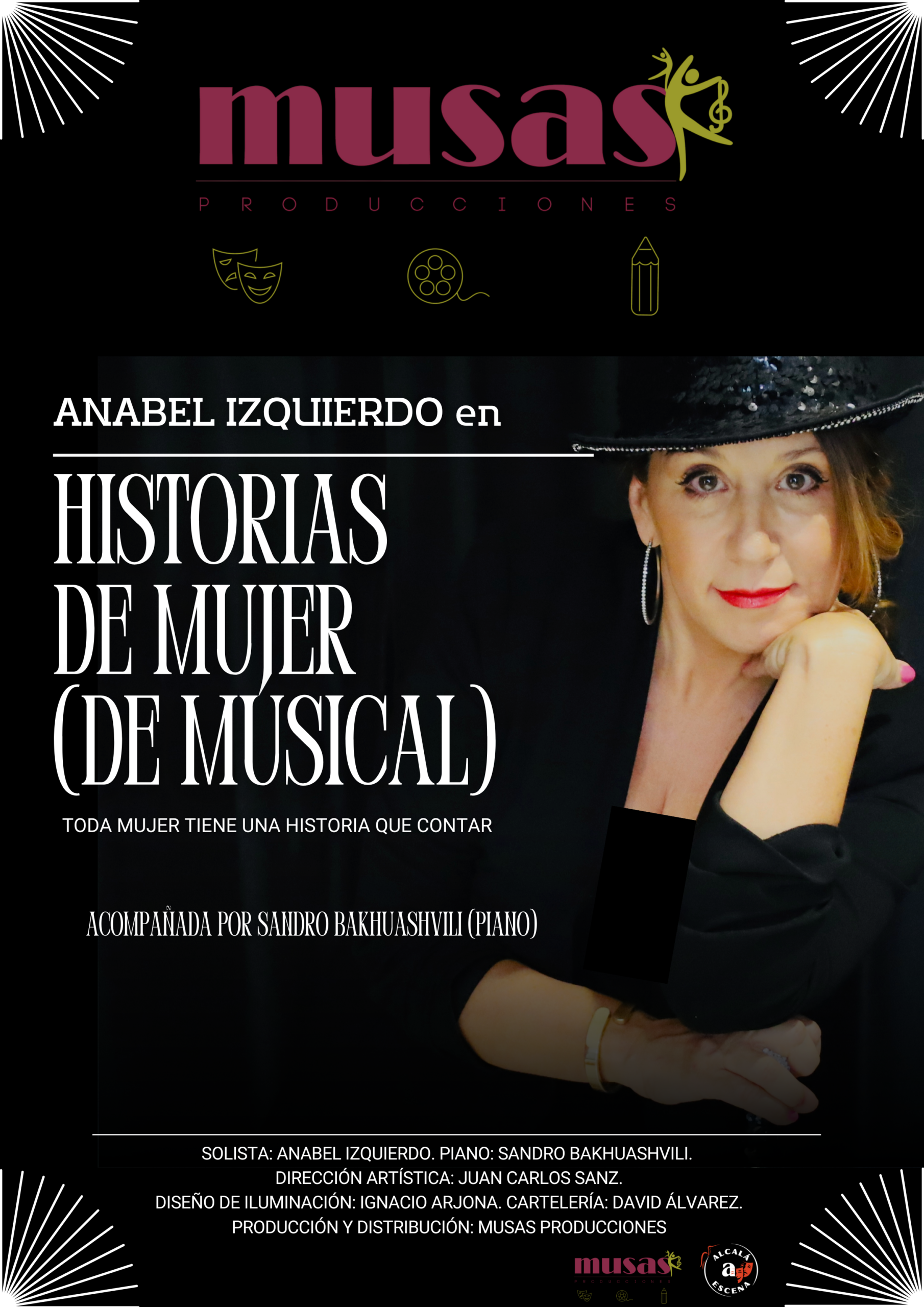 Cartel de Historias de Mujer, de musical